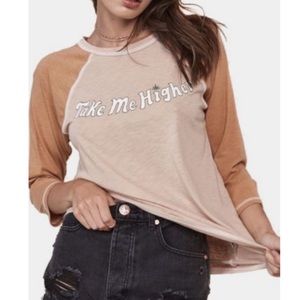 Mate the Label “Take me Higher” raglan tee